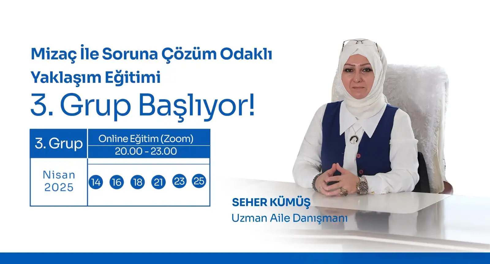 Mizaç ile Soruna Çözüm Odaklı Yaklaşım Eğitimi | 3. Grup Başlıyor!